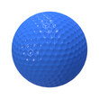 © Leonid - Golf ball blue color, 3d render