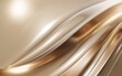 Luxury wave background in golden color