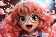 3Dアニメ系の女の子,Generative AI AI画像