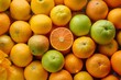 Group of orange fruits, vibrant citrus display concept