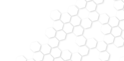 Wall Mural - Bright hexagon wallpaper or background, Abstract background with hexagons. Seamless background. Abstract honeycomb background.	