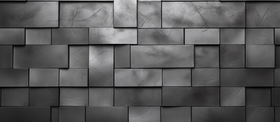 Poster - Close-up view of a monochrome photograph capturing the texture and details of a wall, featuring a grayscale palette