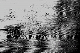 Fototapeta Kwiaty - Abstract futuristic cyberpunk displacement map for 3d rendering. Random distorted black white broken glitch screen background. Milleniwave datamosh, digital as manual, lo-fi retro video noise overlay