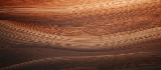Poster - A detailed close-up view of a wooden surface featuring a unique wavy pattern, showcasing the intricate textures and natural beauty of the material.