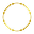 Vector illustration. Golden round frame, Circle sketch, Circle design, layered round frame, frame for accessories