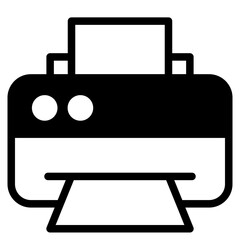 Poster - printer icon