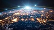 Earths Night Time City Lights From Space