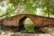 Dinso Bridge, An old brick bridge in Ayutthaya, Thailand