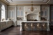 Timeless Georgian Kitchen: Grand Architecture & Traditional Elegance Design