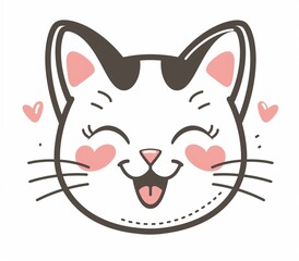 Sticker - Cat with heart