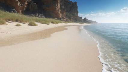 Canvas Print - summer beach ocean background