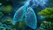 Lung cancer cells, insidious in nature, exploit the lung microenvironment, fostering angiogenesis and immune evasion, perpetuating their malignant progression.
