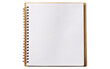 © yousaf - A spiral notebook sits with a blank page on top, ready for creativity to flow