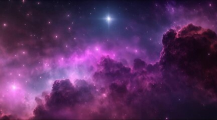 Wall Mural - Nebula space animate background concept
