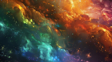abstract colorful background, cosmos