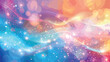 Abstract bright multicolor background with blurry lig