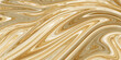 Gold liquid acrylic paints marble texture. liquid background. Warm Decorative Oil Wavy Ebru. Modern design element onyx paint marble texture. Messy Swirl Oil Background.