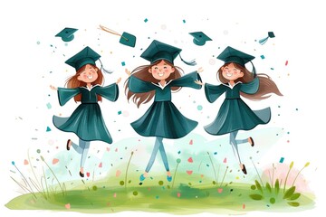Wall Mural - celebrate graduations days professional photography