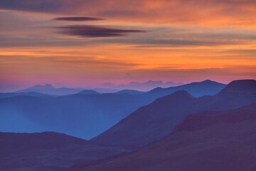 Poster - Mountains silhouette