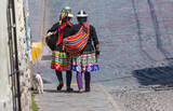 Fototapeta Góry - People in Peru