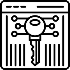 Sticker - Key Icon