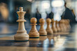 © grey - Concept of leadership using objects to showcase