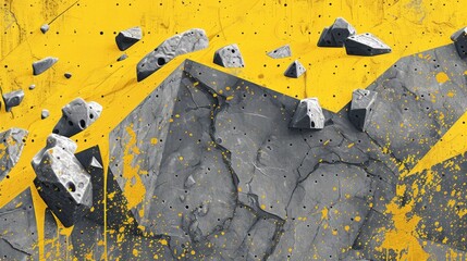 Wall Mural - Outdoor Bouldering Gyms: Rock Climbing and conceptual metaphors of Rock Climbing