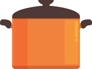 Poster - Saucepan pot icon cartoon vector. Food home. Cooking equipment