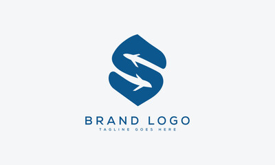 letter S logo design vector template design for brand