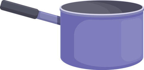 Poster - Empty saucepan icon cartoon vector. Gourmet utensil. Skillet soup gourmet