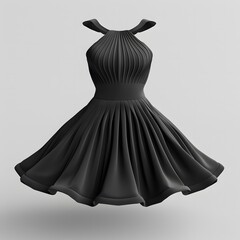 Poster - 3D Little black dress Mock up