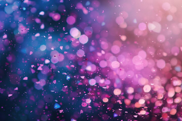 Poster - Abstract colorful background with lights and bokeh. Background image. Created with Generative AI technology.