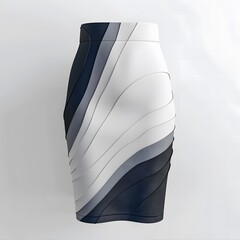 Sticker - 3D Pencil skirt Mock up