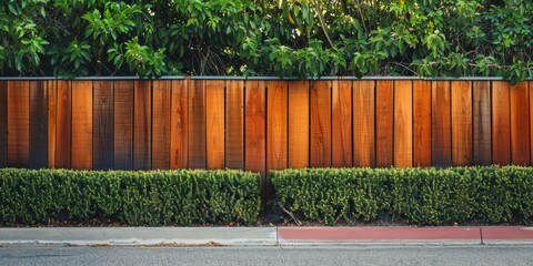 Sticker - mixed-material fence