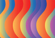 multi color curve vector for background design.