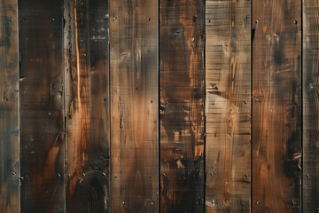 Poster - old wooden background. Created with Generative AI technology.