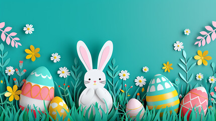 Wall Mural - Happy Easter Background