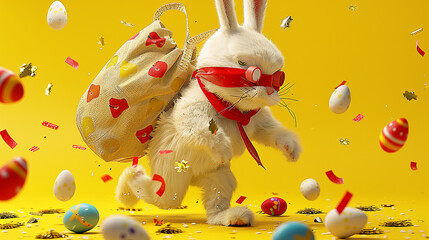 Wall Mural - Happy Easter Background