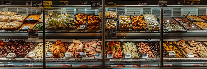 Wall Mural - Food buy retail store supermarket purchase grocery
