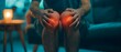 © Ян Заболотний - Man with painful knee condition showing red spot on joint Condition affecting mens health. Concept Painful Knee Condition, Men's Health, Joint Health, Red Spot on Knee, Health Awareness