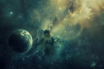 planet in space