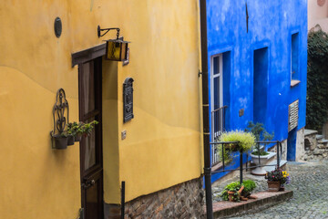 Wall Mural - the village of Serralunga d'Alba, in the Italian province of Cuneo