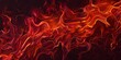 Illustration of fire on a black background, burning, background, wallpaper.