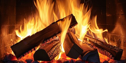 Wall Mural - campfire, lighting a fire, camping, coals, fire, background, wallpaper.