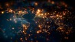 Global Illumination:A Radiant World Map of Human Interconnectedness and Population Centers