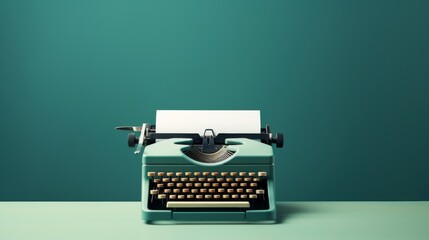 Poster - The Classic Vintage Typewriter