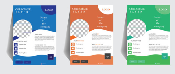 Modern flyer design.