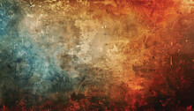 Blue & Orange Vintage Background. Blue Background. A Wall Adorned With A Metallic Blue Texture That Mimics The Night Sky, Set Against A Lemon Yellow Backdrop.