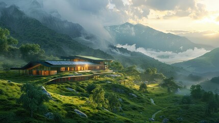 A Digital Eco Lodge Oasis