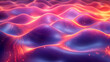 Wave form lights beam - Abstract background